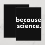 Weil Wissenschaft Save The Date (Vorne/Hinten)
