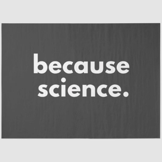 Weil Wissenschaft Seidenpapier (Vorderseite)