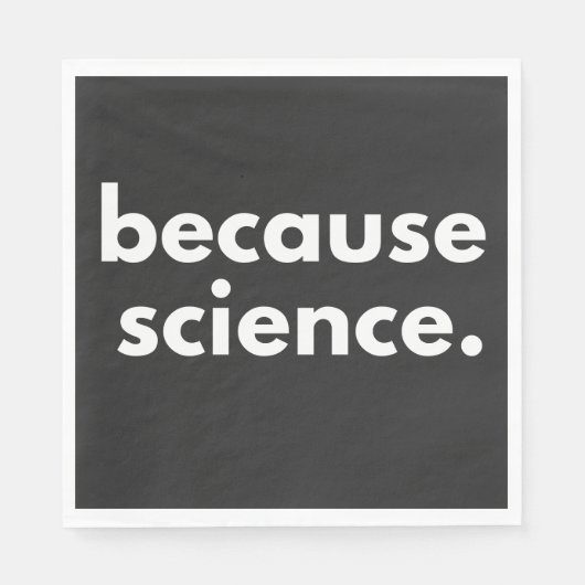 Weil Wissenschaft Serviette (Vorderseite)