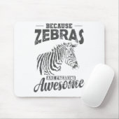 Weil Zebras Phantastisches Afrika erfrieren Mousepad (Mit Mouse)