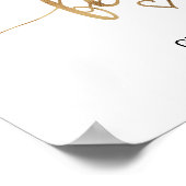 Weil zwei Menschen in Liebe versinken Poster (Ecke)