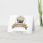 Weim Beileids-Karte Karte (Rückseite)