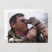 Weimar Kisses für Cliff Postkarte (Vorne/Hinten)