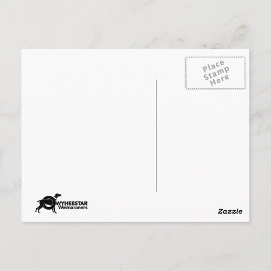 Weimar Kisses für Cliff Postkarte (Rückseite)