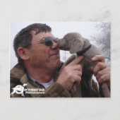 Weimar Kisses für Cliff Postkarte (Vorderseite)