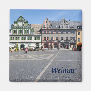 Weimar Markt Foto Magnet
