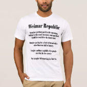 Weimar-Republik T-Shirt (Vorderseite)
