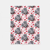 WEIMARANA FLEECEDECKE (Vorderseite)