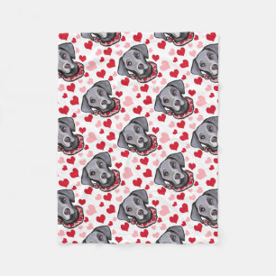 WEIMARANA FLEECEDECKE