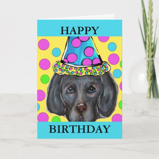 WEIMARANA KARTE (Vorderseite)