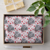 WEIMARANA SEIDENPAPIER (Geschenk)