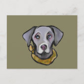 Weimarana Soldier Postkarte (Vorderseite)