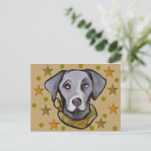 Weimarana Soldier Postkarte (Stehend Vorderseite)