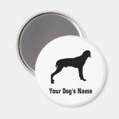 Weimaraner ワ ナ ラ magnet (Vorderseite/Rückseite)