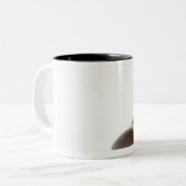 Weimaraner 2 zweifarbige tasse (Vorderseite Links)