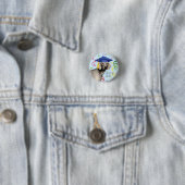 Weimaraner Absolvent Button (Beispiel)