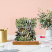 Weimaraner Art Acrylschild (Hochzeit)