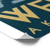 Weimaraner Art Dec Poster (Ecke)