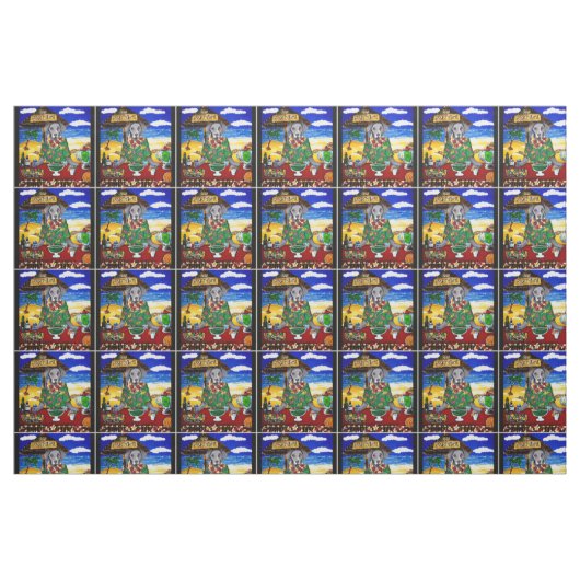 Weimaraner Barkeeper Stoff (Fat Quarter (45,7 x 55,9 cm))