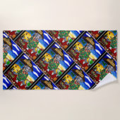 Weimaraner Barkeeper Strandtuch (Vorderseite)