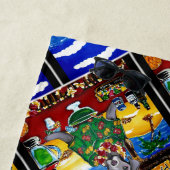 Weimaraner Barkeeper Strandtuch (Beispiel)