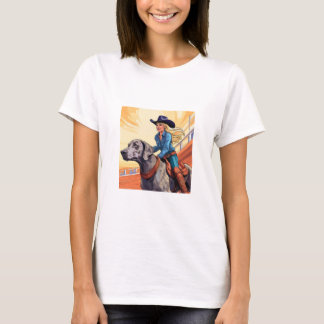 Weimaraner Barrel Racing T-Shirt