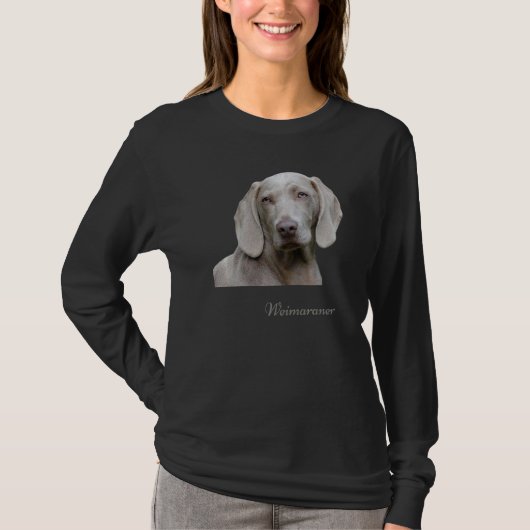 Weimaraner  Beautiful Weimaraner Hunting Dog T-Shirt (Vorderseite)
