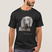 Weimaraner Beautiful Weimaraner Hunting Dog T-Shirt (Vorderseite)