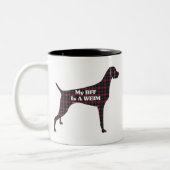 Weimaraner BESTE FREUNDIN Tasse (Links)