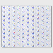 Weimaraner Birthday Geschenkpapier (Flach)