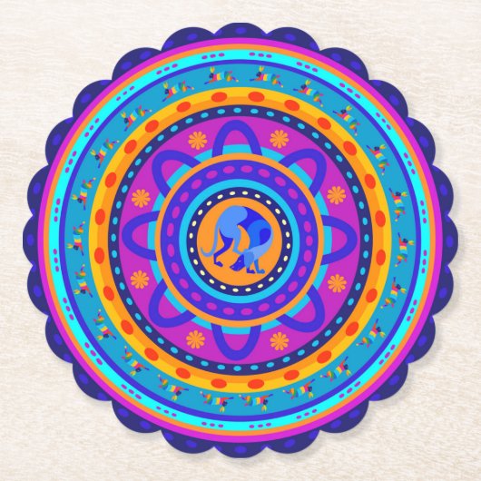 Weimaraner & Bunnies Untersetzer (Vorderseite)