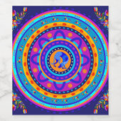 Weimaraner & Bunnies Weinetikett (Einzelnes Label)