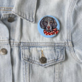 Weimaraner Button (Beispiel)
