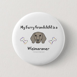 Weimaraner Button