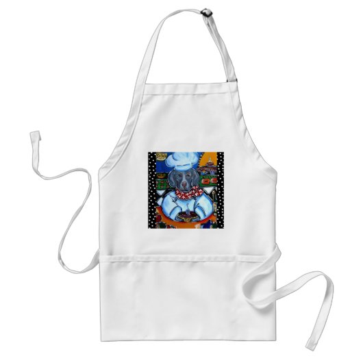 Weimaraner Chef Schürze (Vorne)