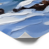 Weimaraner Christmas Boat Holiday Poster (Ecke)