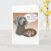 Weimaraner die Türkei Karte (Gelbe Blume)