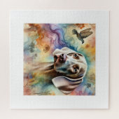 Weimaraner Dog 200624AREF211 - Watercolor Puzzle (Horizontal)