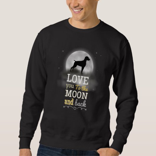 Weimaraner Dog Breed 3 Sweatshirt (Vorderseite)