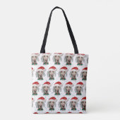 Weimaraner Dog Breed Christmas Stars Tasche (Rückseite)