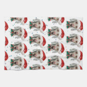 Weimaraner Dog Breed Weihnachtsstars Geschirrtuch (Horizontal)