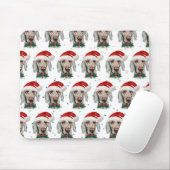 Weimaraner Dog Breed Weihnachtsstars Mousepad (Mit Mouse)