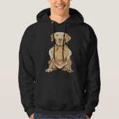 Weimaraner dog hoodie (Vorderseite)