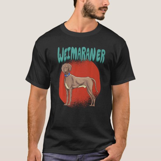 Weimaraner - Dog Identification - Dogs Lover - Dog T-Shirt (Vorderseite)