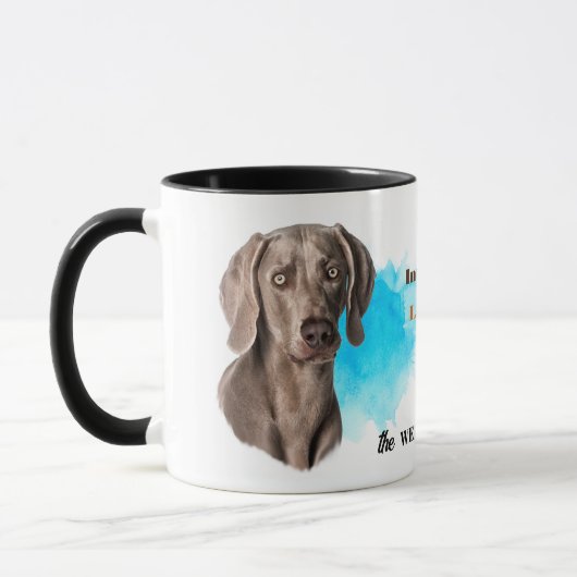 Weimaraner Dog Loyal Friend Tasse (Links)