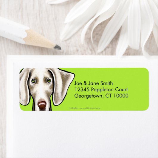 Weimaraner Dog Olive (Insitu)