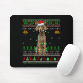 Weimaraner Dog Ugly Christmas Sweaters Holiday San Mousepad (Mit Mouse)