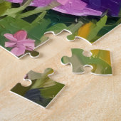 Weimaraner Dog Valentine's Day Rosé Picnic Puzzle (Seite)