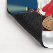 Weimaraner Dog Weihnachtsmann Mousepad (Ecke)