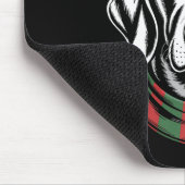 Weimaraner Dog Xmas Weihnachtsmannmütze Weihnachts Mousepad (Ecke)